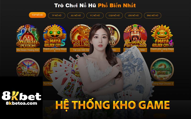 Hệ Thống Kho Game Tại Nhà Cái 8Kbet