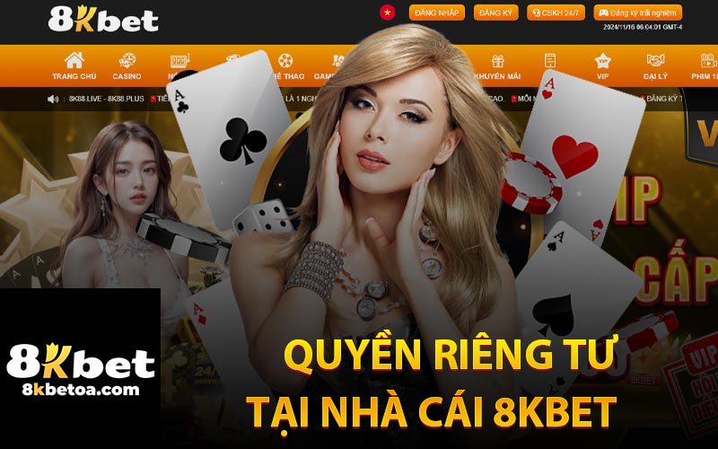 Quyền Riêng Tư Tại Nhà Cái 8KBET